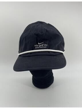Nike Golf Pro Cap Inc Rope Hat Black Adjustable Mens L/XL Established 1964